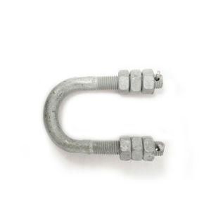 China Factory Supply Carbon Steel Zinc Plated U Bolt and Nut
