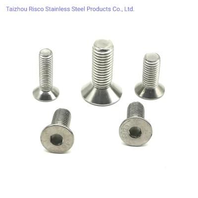 DIN/GB/ASTM SS304/316 Hardware Fastener High Quality Csk Head Socket Bolt