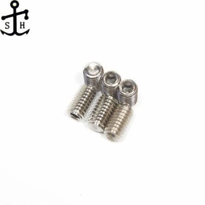 DIN 916 Stainless Steel SUS 304 Hexagon Socket Set Screws with Cup Point Made in China