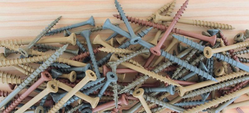 Flat Head Star Drive Fasteners Fluted-Tip Ruspert Type 17/Sharp Point Wood Screws Made in China