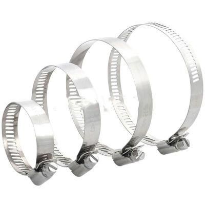 Single Ear Stainless Steel 201 304 316 5mm 7mm Band Width Stepless Car Hydraulic Air Hose Clamp