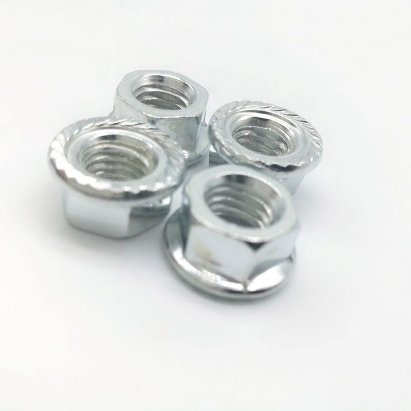 DIN6923 Hex Flange Nuts with Serration M8