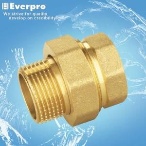 Wide Range Used Straight Brass Pipe Union/Brass Fitting (EFC-H38)