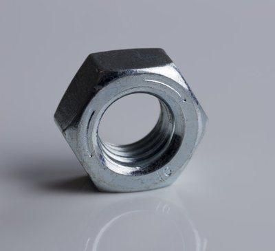 Zinc Plated/Galvanized - Grade 4h - M16 - DIN934 - Nut - Carbon Steel - A1008