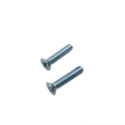 Zinc DIN965 pH Cross Recessed Countersunk Flat Head Screw