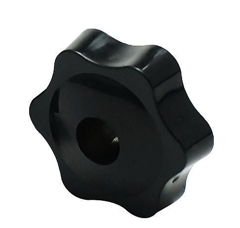 M6 Plum Hand Tighten Nuts Handle Thread Star Mechanical Black Thumb Nuts Clamping Knob Manual Nuts