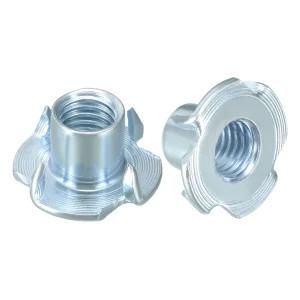 Tee Nuts, L T Nut, 4 Prong Nuts 1/4-20 X 1/4&quot;