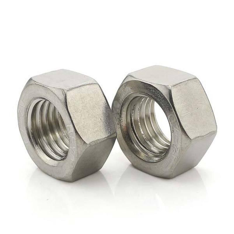 ASTM 18.2.2 Hex Nut Hex Head Nut Stainless Steel 304 316 A2 A4