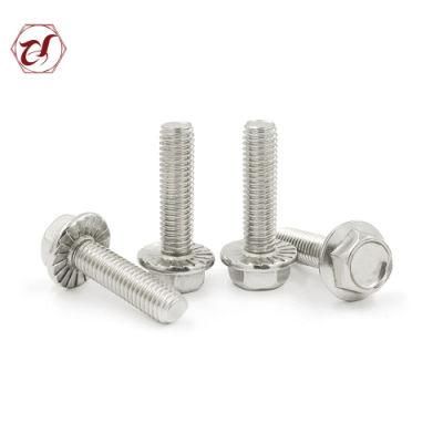 M10 DIN6921 Stainless Steel Hexagon Flange Head Bolts