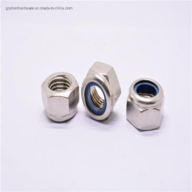 Stainless Steel 304 316 DIN982 M5-M24 Nylon Lock Nuts