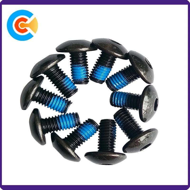 Customized M6 Machine Carbon Steel Screw Black Screw