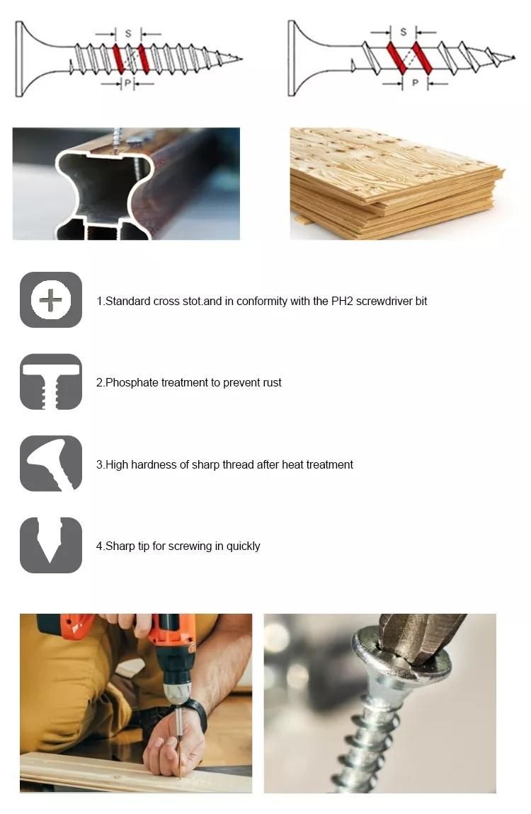 Wholesale Pta Self-Tapping Screws/Self Tapping Screw/Self-Tapping Security Binding Screws
