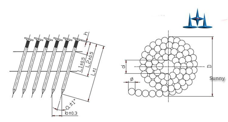 ASTM F 1667 Bright Duplex Head Nails Polished Duplex Head Nails 20d Duplex Head Nails 50lb Per Box Duplex Head Nails