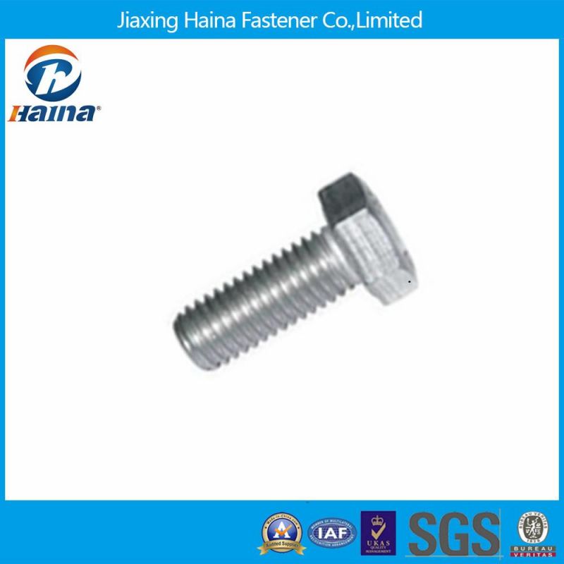 DIN933 Zinc-Nickel Alloy/SS304/Ss316 Grade 8.8 B7 Hex Head Bolt (A4-70)