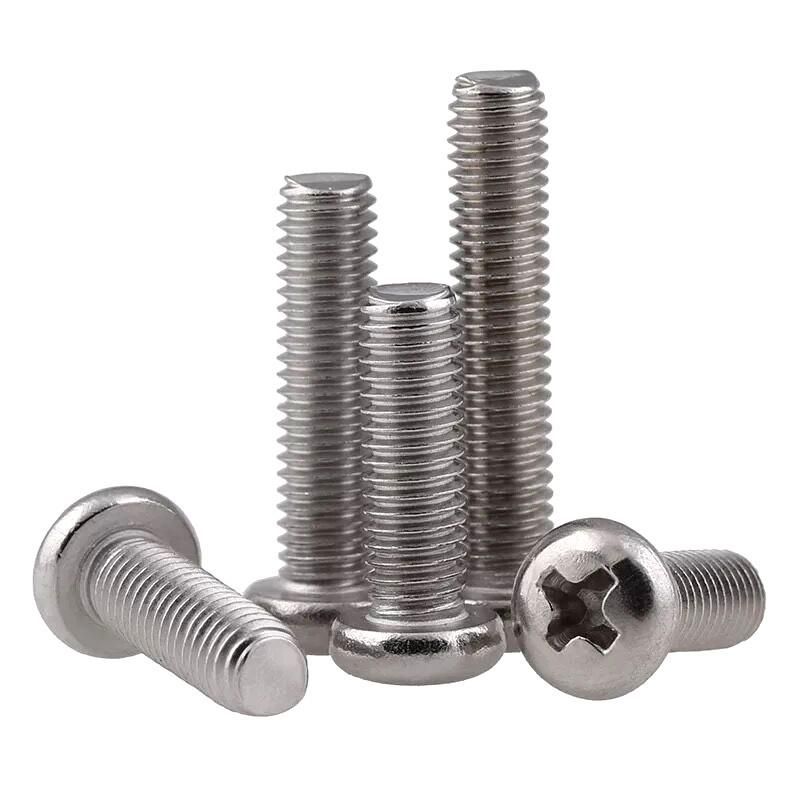 Black Oxide Finish Steel Pan Head Machine Screws Metal Screws Black Fastener Screws