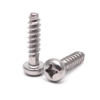 Stainless Steel Pan Head Phillips Self Tapping Screws for Plastic