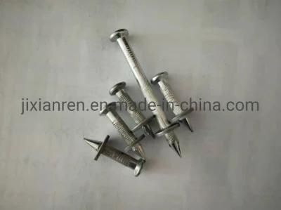 38mm Galvanized Concrete Nails with Steel Washer