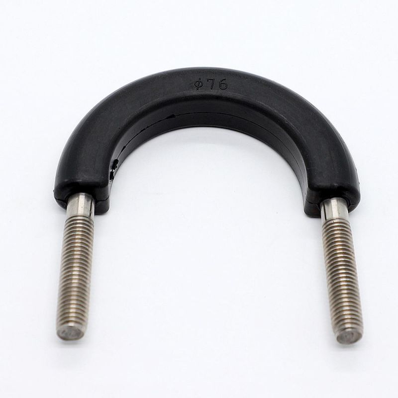 High Tensile Stainless Steel Cushioned Rubber Coated U-Bolt