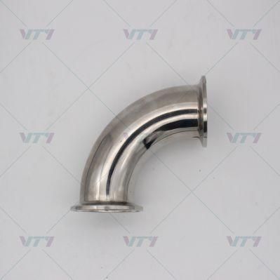 Sanitary Stainless Steel Pipe Fitting 90 Degree Clamp Elbow