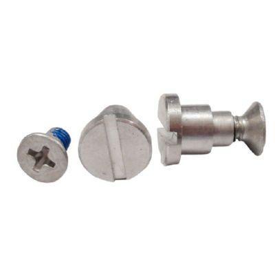 Customized CNC Slotted Head Flat Countersunk Csk Aluminum Screw Posts