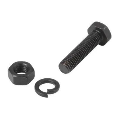China Wholesale Fastener Hardware High Strength DIN933 Grade 8.8 Black Carbon Steel Hex Head Full Thread Half Thread Bolt