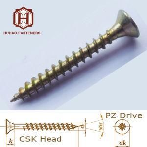 Scrw/Chipboard Screw Csk Galvanized C1022 Fiberboard Screw