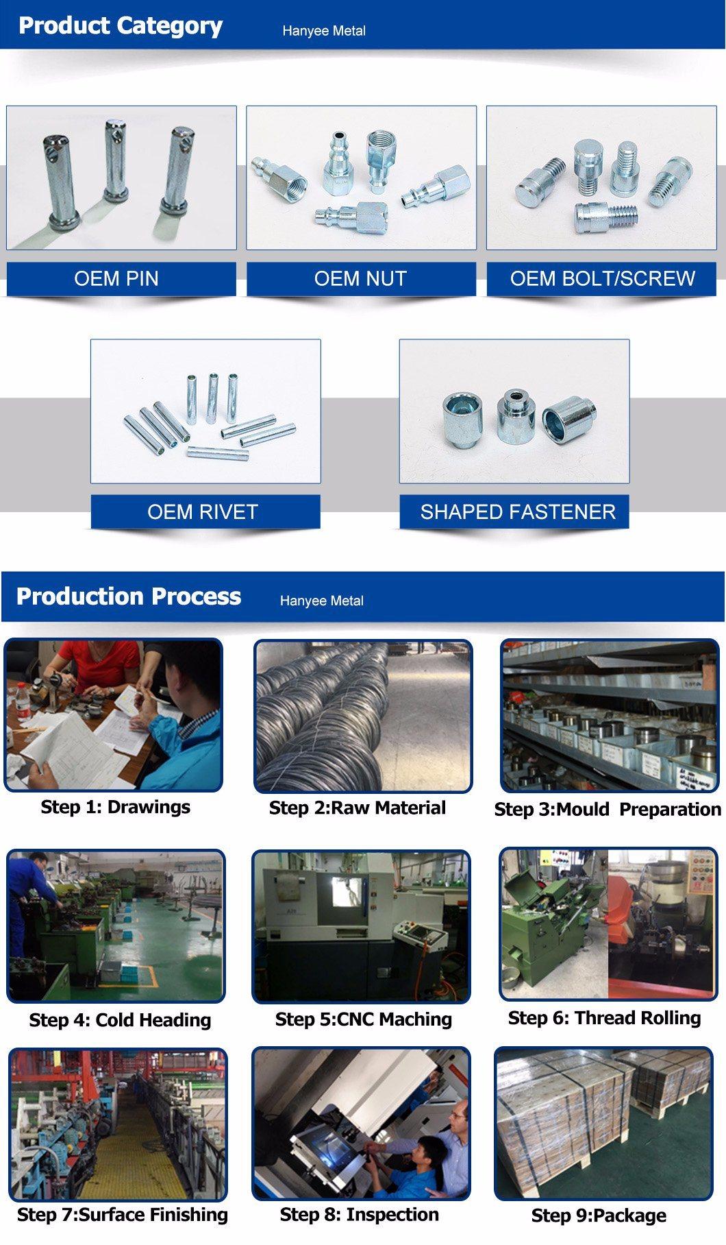 One-Stop Manufacturer Accept OEM Truck Parts Iron Steel Building Hardware Metal Push Fastener