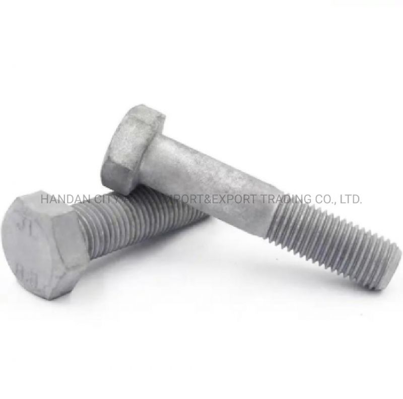 Fastener Factory Hot DIP Galvanize Hex Bolt