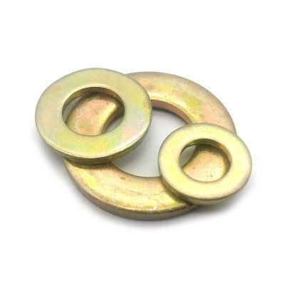 DIN125 Carbon Steel Yellow Zinc Plated Galvanized Plain Washer Flat Washer