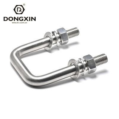 1/4&prime;&prime;-1&prime;&prime;, M10-M24 All-Size U Bolt Pipe Clamp Square U Bolt