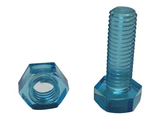 Plastic Material Hex Bolt and Nut