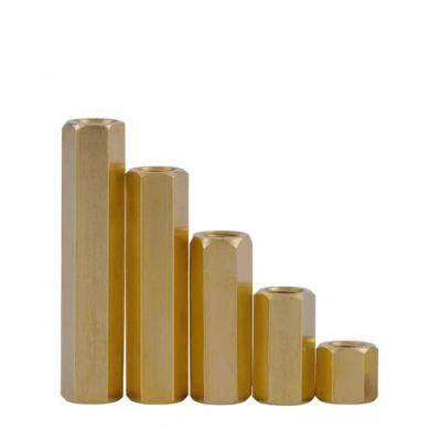 Good Price DIN6334 Brass and Carbon Steel Long Hex Coupling Nut
