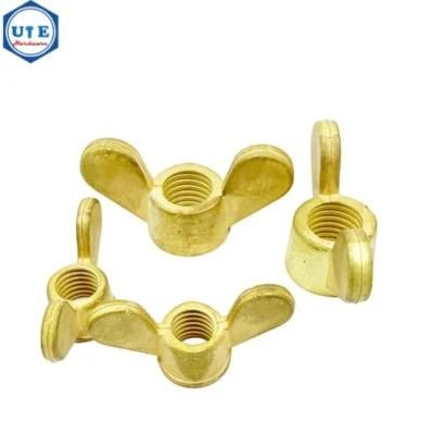 Brass Material Wing Nuts DIN315 Butterfly Nuts M6 to M24