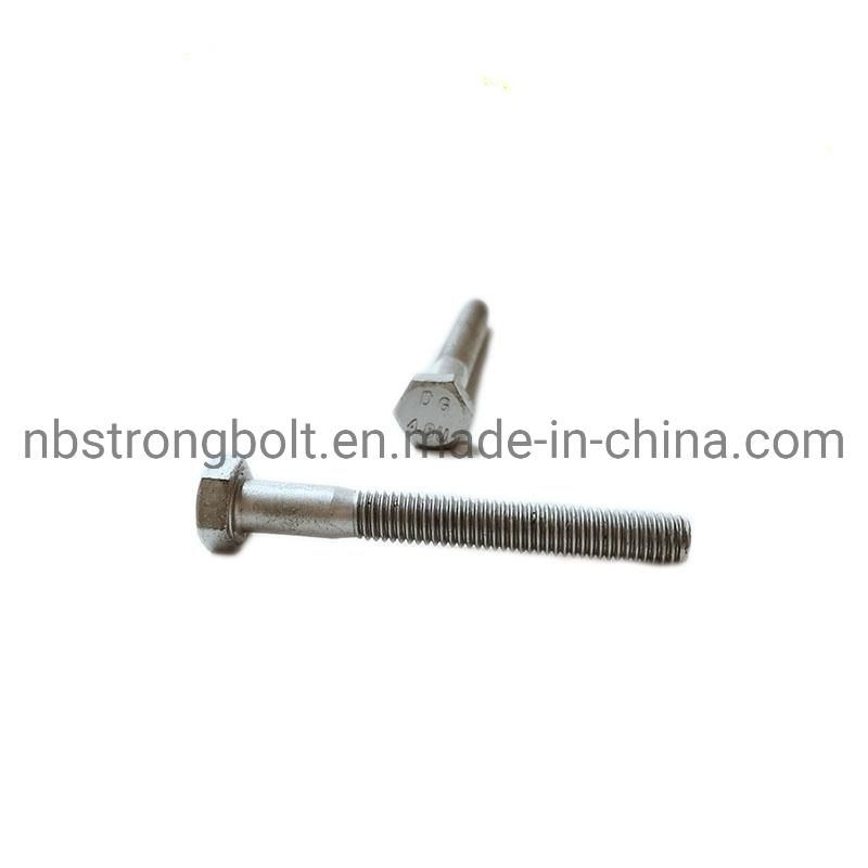 DIN931 Hex Bolt Cl. 4.8 with HDG ISO Fitting M8X65