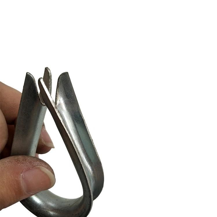 OEM Rigging Hardware Galvanized Wire Rope Cable Metal Thimble