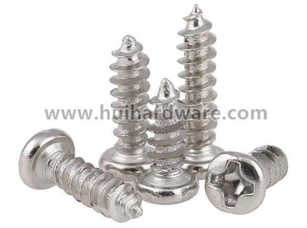 Carbon Steel Galvanized Pan Head DIN 7981 Self Tapping Screws
