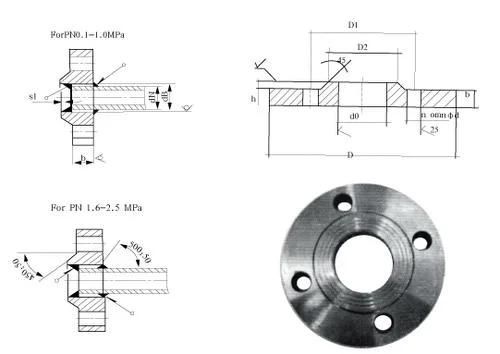 En10204-3-1 Certificate ASTM A312/A213/A269 316L/304L Forged Stainless Steel Flange