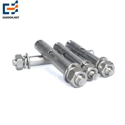 SS304 Ss410 Expansion Bolt and Nut Wedge Anchor Bolt