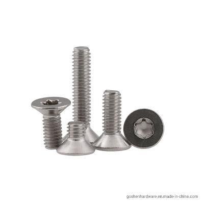 Stainless Steel 316 A4-70 Torx Countersunk Head Screws