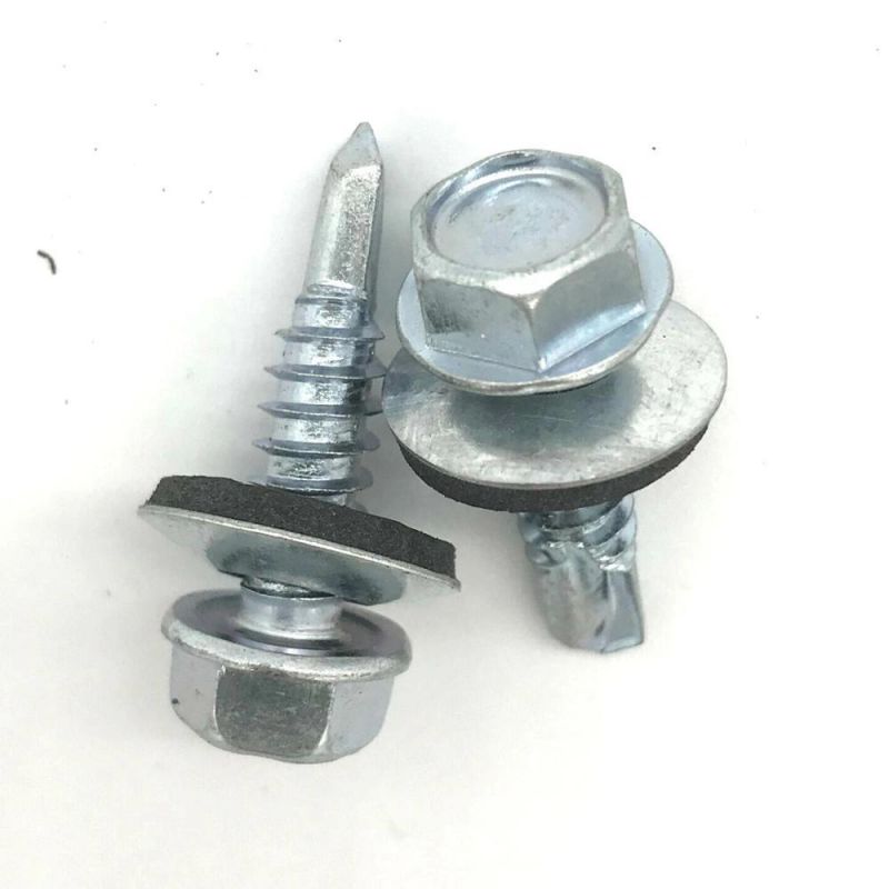 C1022 Hex Head Self Drilling Screws with EPDM Washer