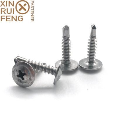 Anti-Rusting Fastener Stainless Steel Self Drilling Screw Wafer Head China Wholesale