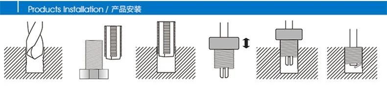 Shenzhen in-Sail Tooling & Components M5 Wire Screw Thread Inserts for Metal