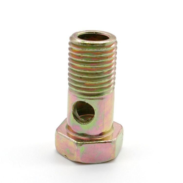 Hex Banjo Bolt Banjo Screw Hollow Bolt Black Oxided Yellow Zinc Plated Galvanized