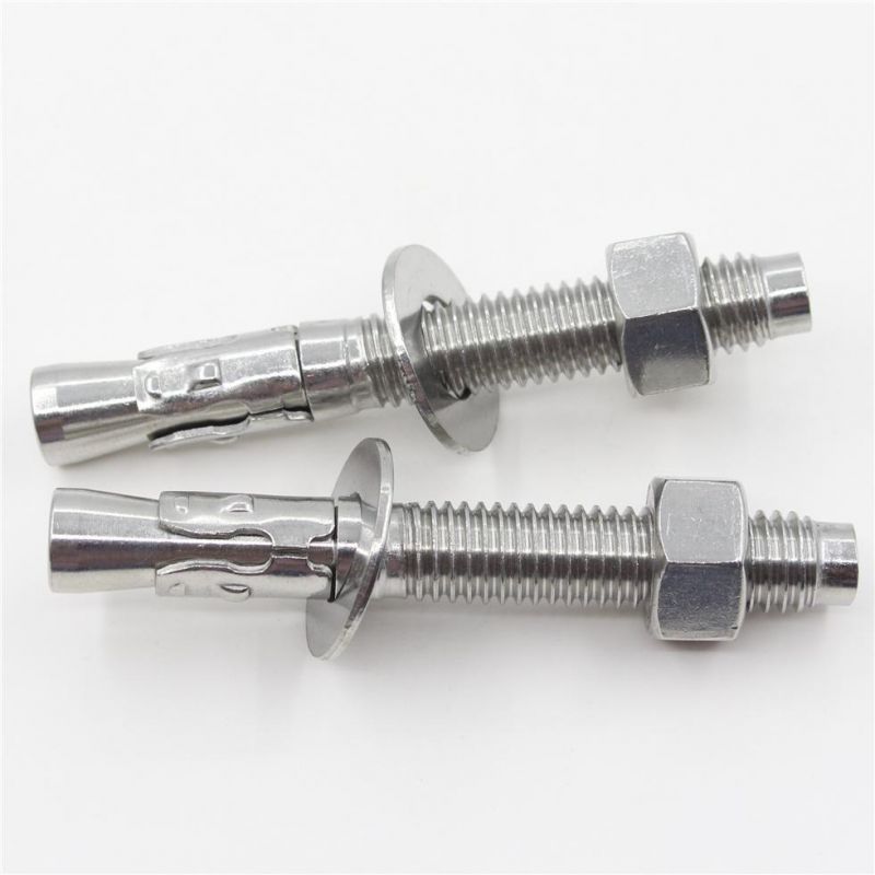 18-8 316 M6 M8 M10 Expansion Hex Washer Nut Bolt Anchor Stainless Steel Wedge Anchor Concretehot Sale Products Bolt and Nut Anchor Bolt Fastener