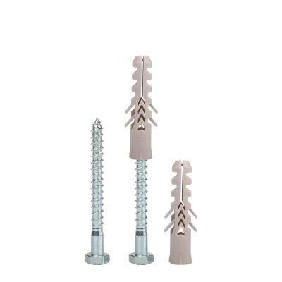 Nylon Plastic Expansion Anchor with Screws