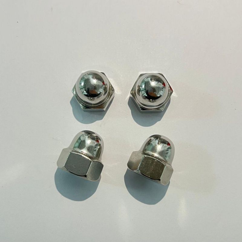 High Quality DIN1587 304 Stainless Steel Hex Domed Cap Nut for Screw