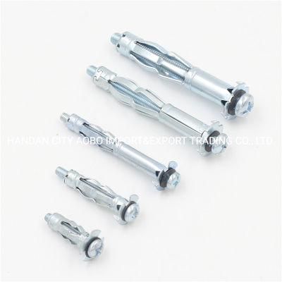 Factory Price Galvanized Fixing Hollow Wall Anchor Bolt Aircradt Type 4.8/6.8/8.8 Grade Anchor Nail Screw