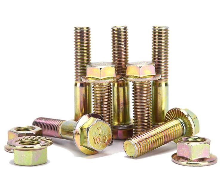 8.8 Grade Zinc Plated DIN 6921 Hex Flange Bolts