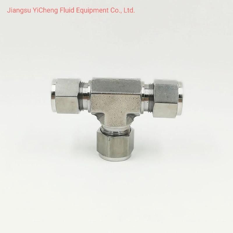 Tube Fittings & Pipe Fittings, 316 Ss Tees Unions, Hydraulic Tube Fittings, Can Combination with Swagelok