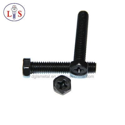 Hexagon Head Cross Drive Hex Head Machine Screw